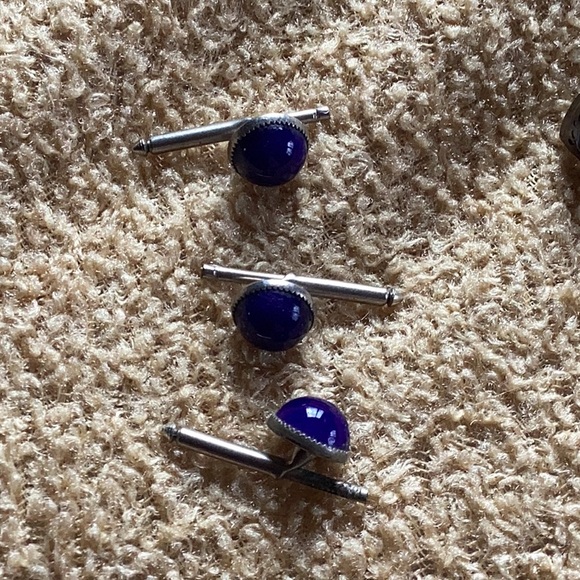 ⚜️Vintage STAGE COACH Gold Tone Cuff Links SQUARE RARE  EVC - Picture 7 of 16